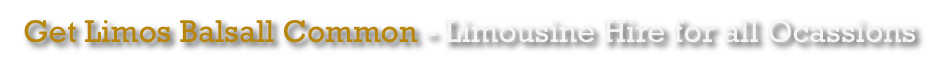 Get Limos Coventry - Limousine Hire for all Ocassions