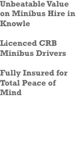 Minibus Company Coventry Leamington Spa Rugby Nuneaton