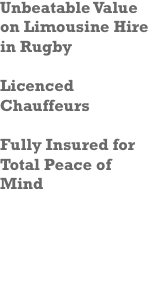 Recommended and Best Limo Company in Coventry